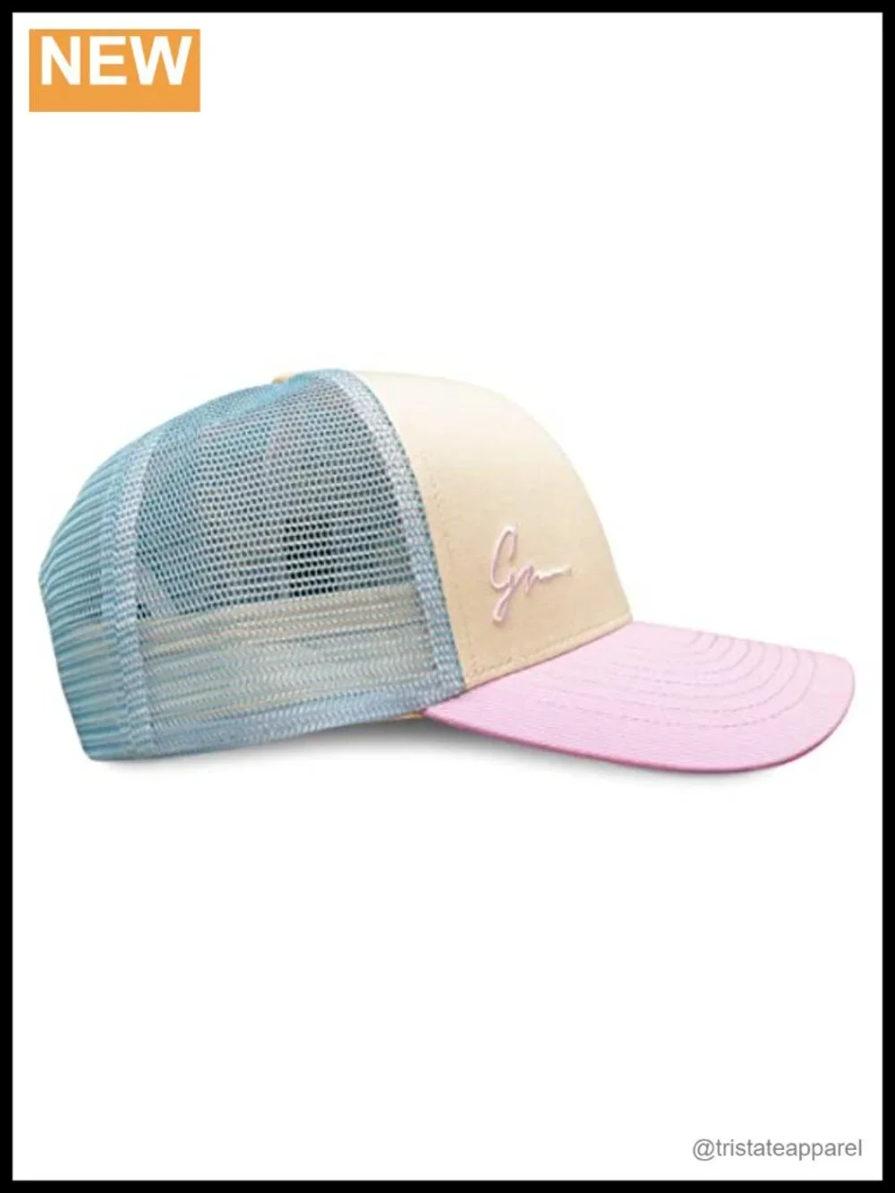 Women's Trucker Snapback Baseball Cap - Curved Bill Sun Protection Adjustable